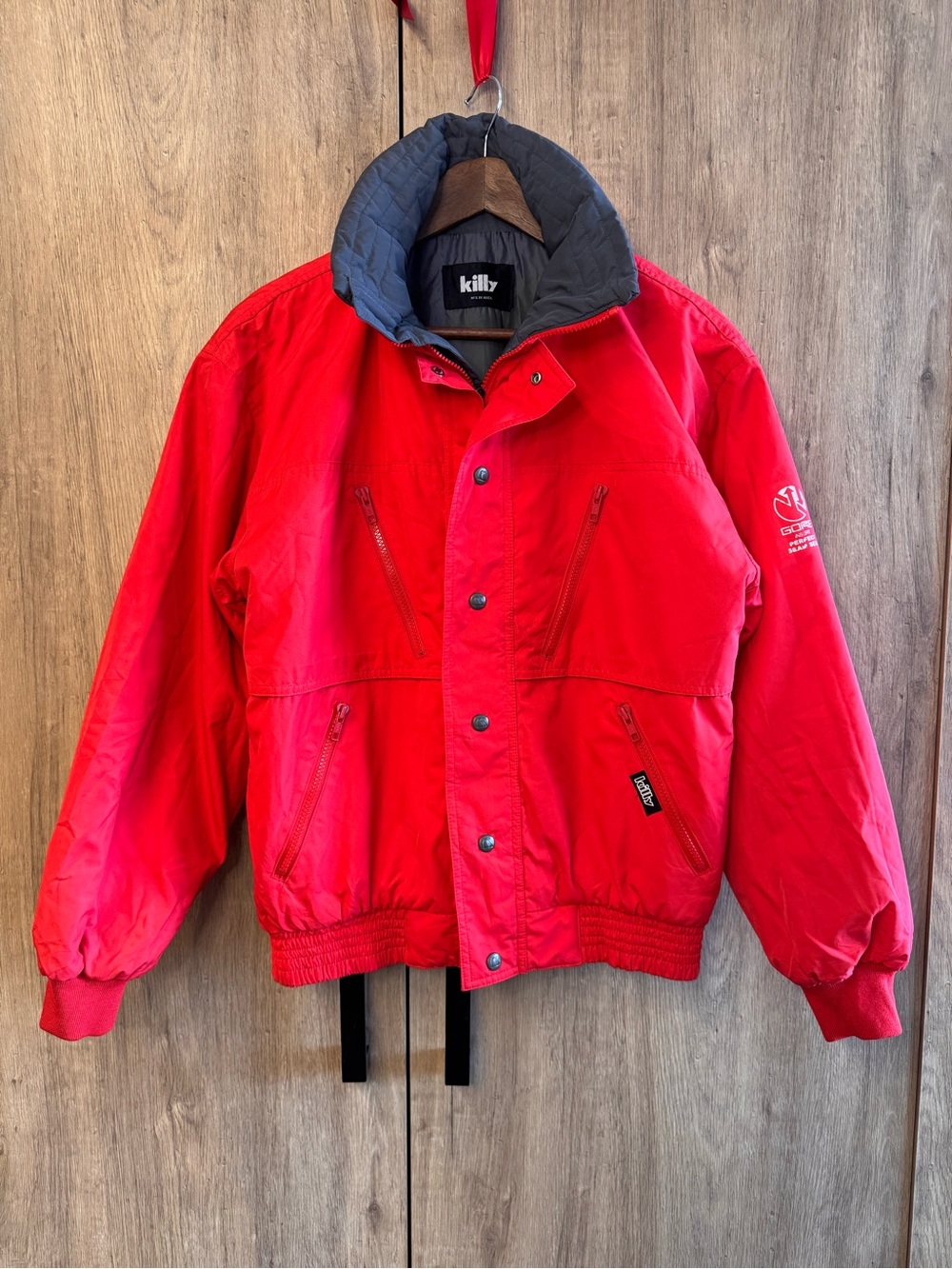 90s Killy by Asics Women's Men's GORE-TEX Long Sleeve Puffy Jacket Vintage M